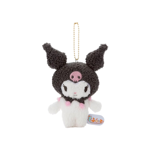 TAKARA TOMY Sanrio Kuromi Plush Doll Keychain 1 piece