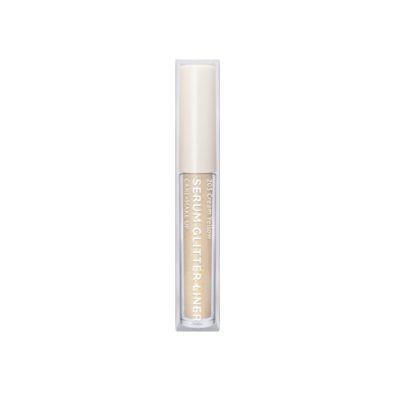 Borica SerumGlitterLiner Beauty Essence Glitter Eyeliner 203 Cream Yellow 3.5g - Pre-order