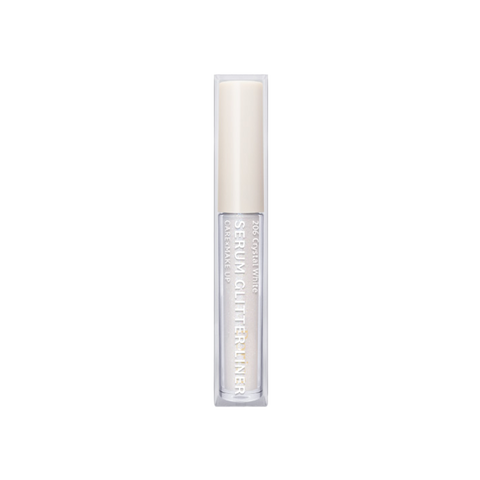 Borica Fine Glitter Brightening Eyeliner #206 Crystal White 3.5g Moisturizing/Nourishing/Long-lasting Sparkle - Pre-order