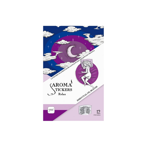 Yamamoto Fragrance Aromastickers Aromatherapy Essential Oil Mask Stickers Soothing Type 12 Pieces Pack - Pre-order