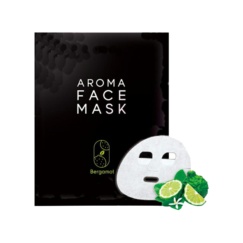 Yamamoto Fragrance Bergamot Citrus Essential Oil Perfumed Face Mask 1 pc - Pre-order