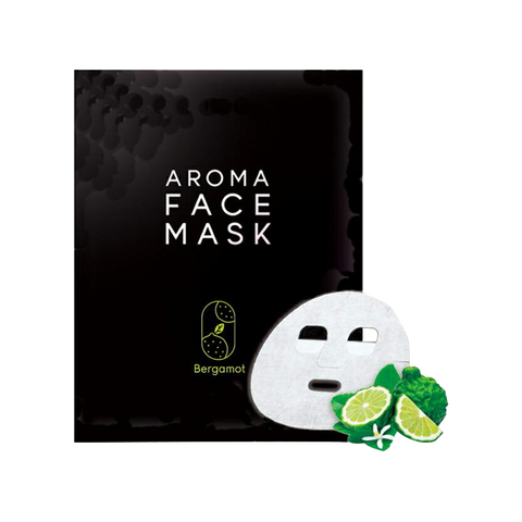 Yamamoto Fragrance Bergamot Citrus Essential Oil Perfumed Face Mask 1 pc - Pre-order
