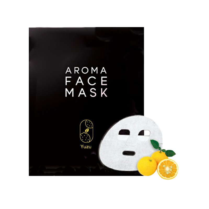 Yamamoto Perfumery Yuzu Essential Oil Fragrance Face Mask 1 piece - Pre-order