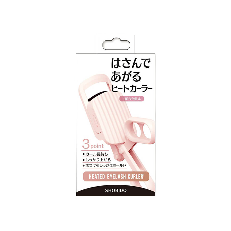 SHOBIDO USB rechargeable electric eyelash curler 1 piece - Pre-order