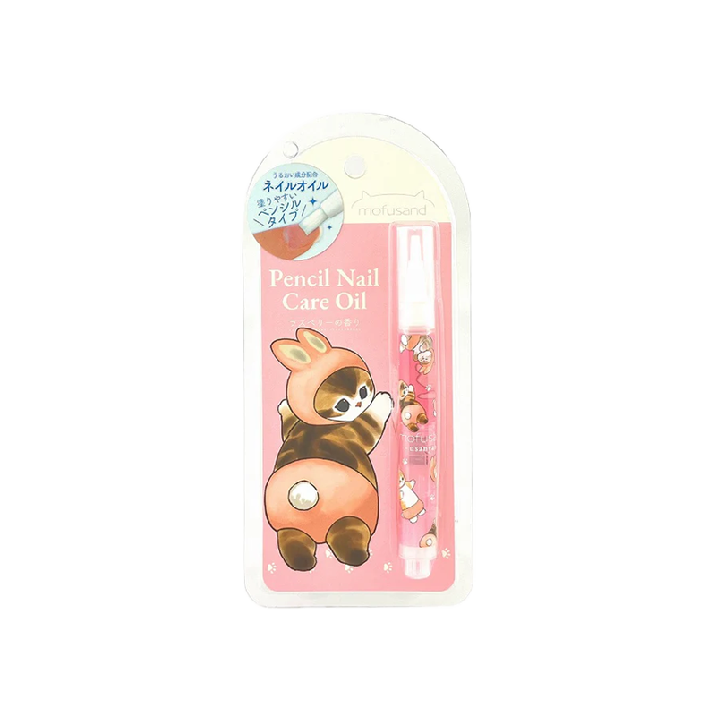 SHOBIDO Makeup Hall Mofusand Pen-style Nail Polish Raspberry Scent #RabbitCat 3ml