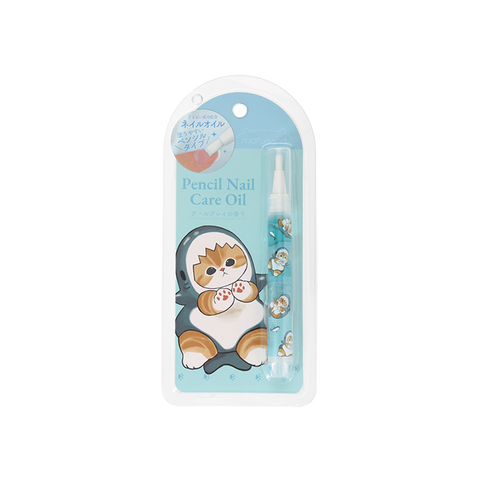 SHOBIDO Makeup Beauty Hall Mofusand Pen-style Nail Polish Earl Grey Tea Scent #Shark Cat 3ml
