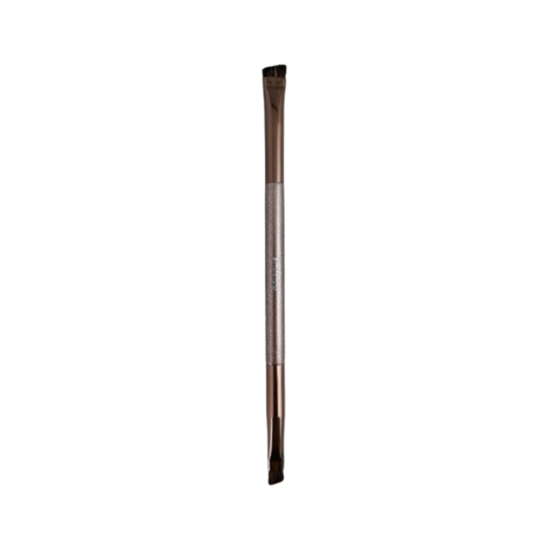 SHOBIDO Makeup Hall Double-ended Eyebrow Brush 1pc Natural Blending/Precise Drawing - Pre-order