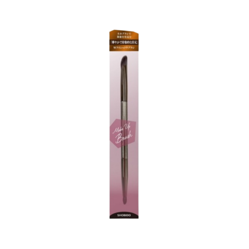 SHOBIDO Makeup Studio Dual-ended Eyeshadow Brush 1pc Double-ended design/Precise coloring - Pre-order