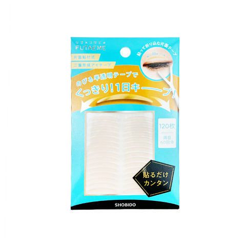 SHOBIDO Makeup Beauty Hall Double Eyelid Tape Boxed #Semi-Transparent Style 120 Pieces/60 Pairs - Pre-order