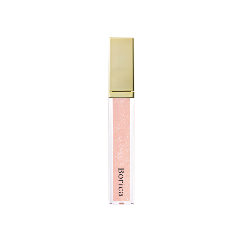 Borica #301 pink veil full lip essence lip gloss 6.8g clear and translucent color/instantly plump - Pre-order