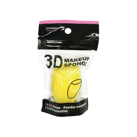 SHOBIDO Makeup Hall Dual-use 3D Sponge Makeup Egg #Flat Cut 1 piece Precise application/easy to use - Pre-order
