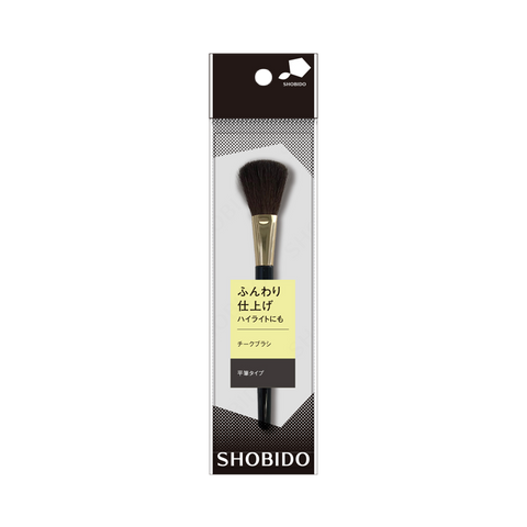 SHOBIDO Makeup Hall PBT Flat Head Blush Brush 1pc Soft Material/Even Makeup - Pre-order