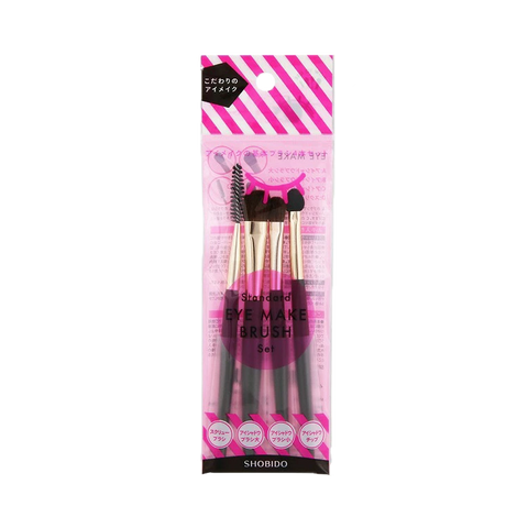 SHOBIDO Makeup Hall Eye Basic Brush Set 4-piece Set Precise Brush Hair / Basic Essentials - Pre-order