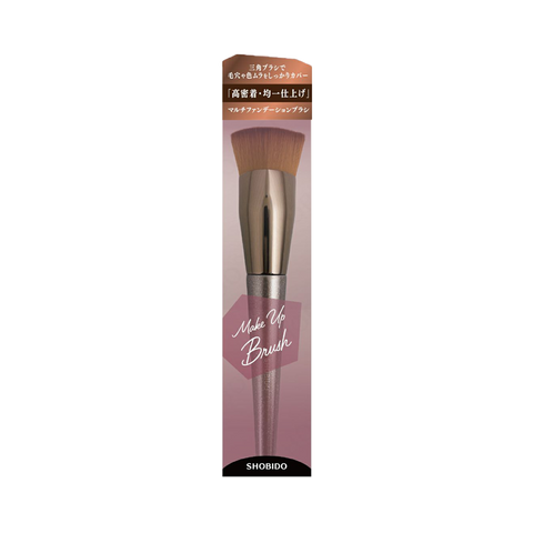 SHOBIDO Makeup Hall Multi-functional Triangular Foundation Brush 1 pc Triangular fit/even fit - Pre-order