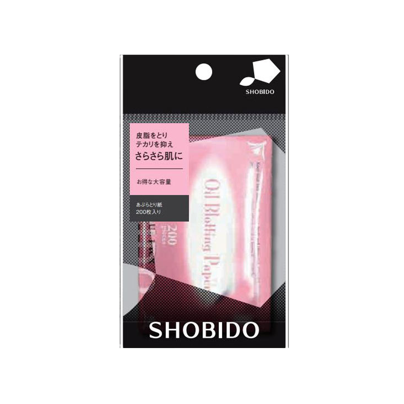 SHOBIDO Makeup Studio Oil Absorbing Paper 200 Sheets Oil Control Refreshing/ Large Capacity Affordable - Pre-order