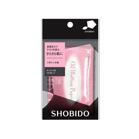 SHOBIDO Makeup Studio Oil Absorbing Paper 200 Sheets Oil Control Refreshing/ Large Capacity Affordable - Pre-order
