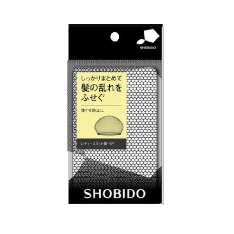 SHOBIDO Beauty Hall Women's Hairnet #Black 1pc Anti-Mess/Comfortable to Wear - Pre-order