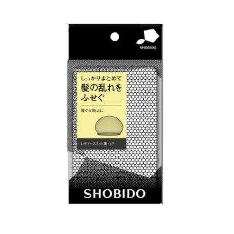 SHOBIDO Beauty Hall Women's Hairnet #Black 1pc Anti-Mess/Comfortable to Wear - Pre-order