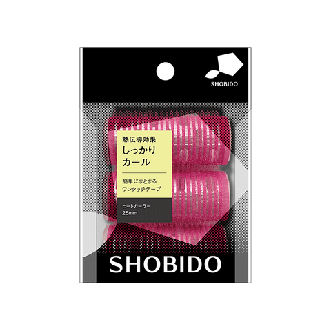 SHOBIDO Makeup Beauty Hall Pink Heat Curling Tube 25mm 3pcs Daily Makeup/Quick Heat Transfer - Pre-order