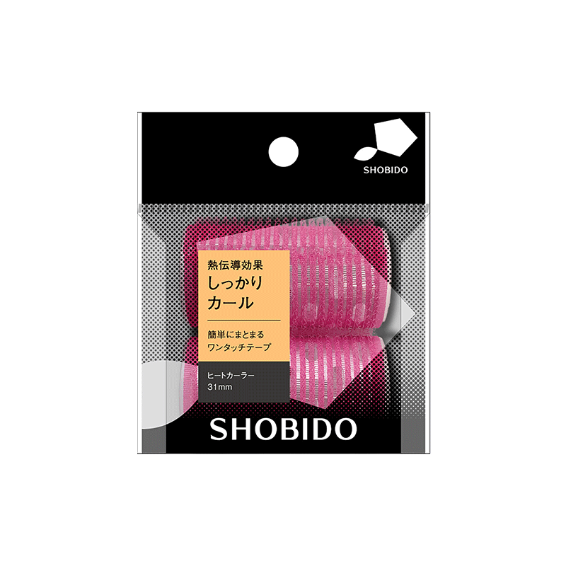 SHOBIDO Makeup Hall Pink Hot Curling Iron #31mm 2pcs Strong heat conduction/quick heating - Pre-order