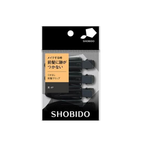 SHOBIDO Makeup Studio Invisible Bangs Clip #Black 4pcs Invisible Clip Hold/Stable Fixation - Pre-order