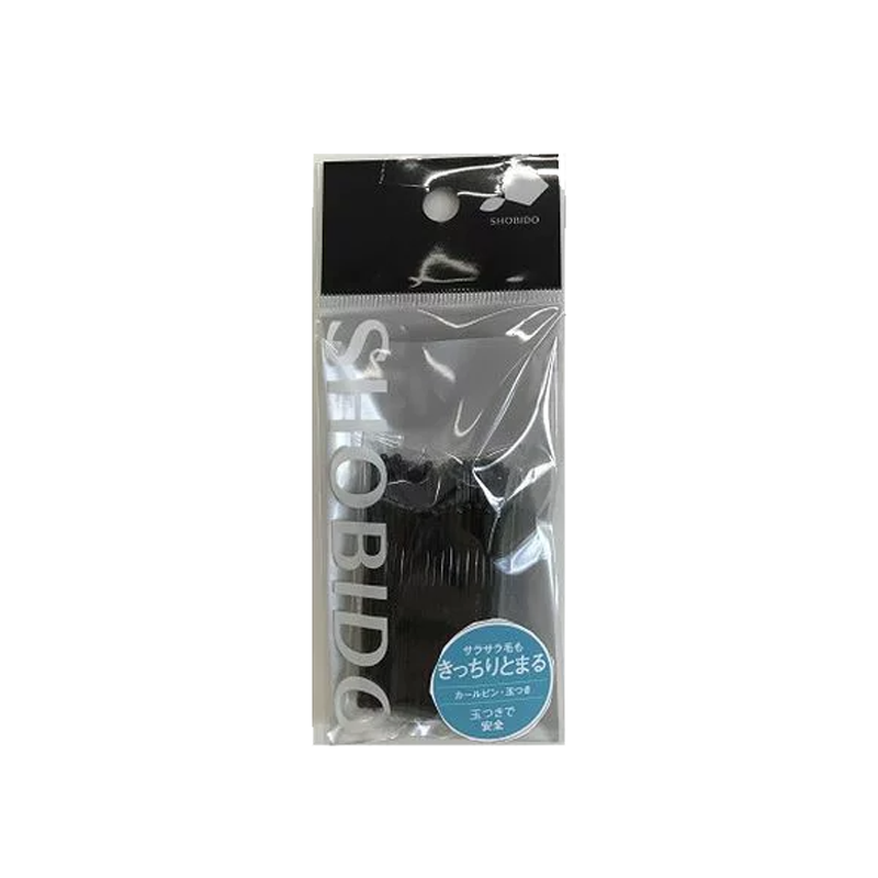 SHOBIDO Makeup Studio Hair Roller Clip #Black 30g Does Not Hurt Scalp/Exquisite Styling - Pre-order