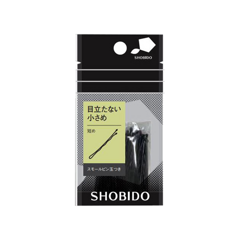 SHOBIDO Makeup Hall Short Wavy One-Word Clip with Needle Ball #Black 25g Fix Hair/Styling Braid - Pre-order