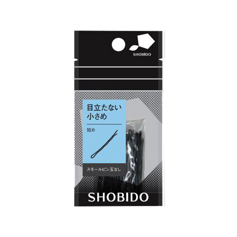 SHOBIDO Makeup Hall Short Wave-shaped Hair Clip Without Beads #Black 30g Fix Hair/Delicate - Pre-order