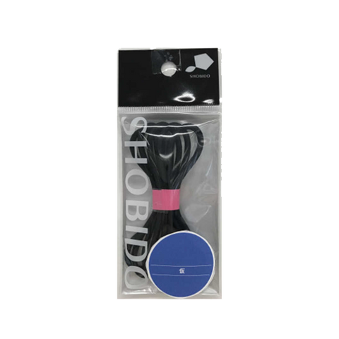 SHOBIDO Makeup Hall Customizable Thick Hair Tie 1m #Black 1pc Hair Styling/Hairdressing Accessory - Pre-order