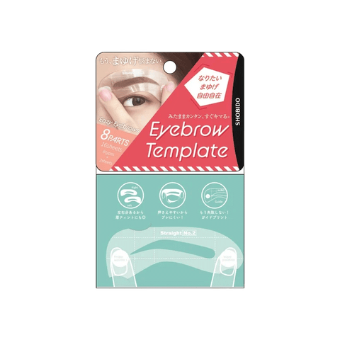 SHOBIDO Makeup Hall Eyebrow Shape Template 16 Pieces Easy to Create/Perfect Eyebrows - Pre-order