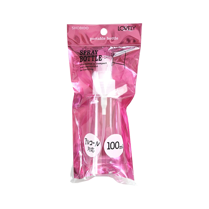 SHOBIDO Makeup Studio Transparent Spray Bottle #100ml 1pc Transparent and visible / Sprays mist with one pump. - Pre-order
