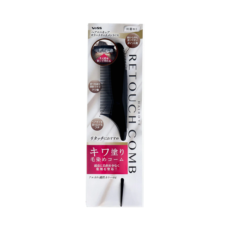 VESS hair dye special comb 1 piece Acid and alkali compatible/antibacterial dual-use - Pre-order