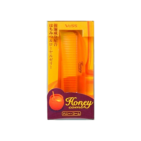 VESS Honey Honey & Royal Jelly Pointed Folding Comb 1pc Convenient folding/smooth hair - Pre-order