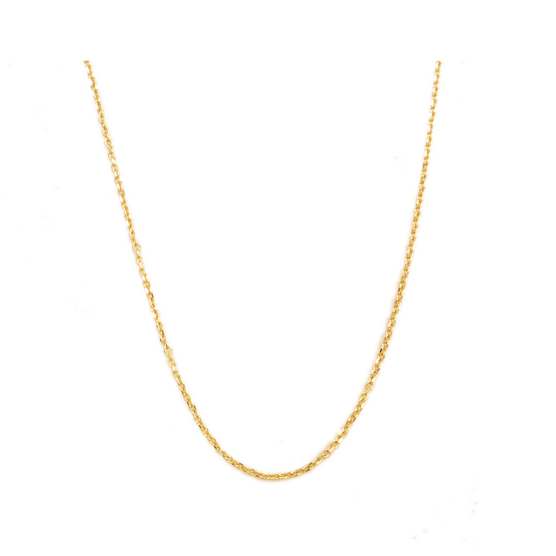 NATURALI JEWELRY classic 10K gold necklace, 1 piece, 40cm, adjustable length. - Pre-order
