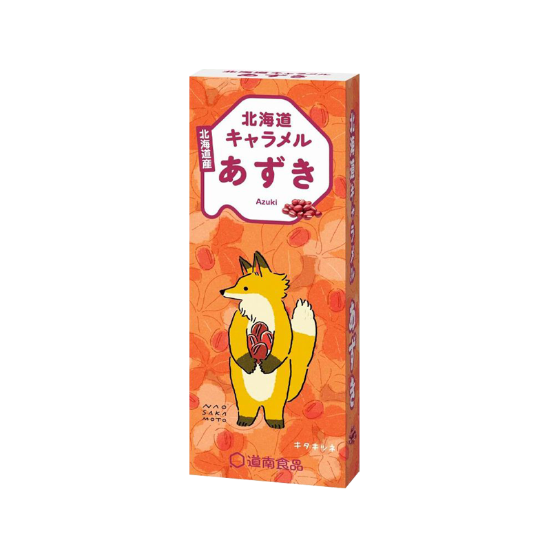 Dounan Food Hokkaido Milk Candy #Red Bean Flavor Box of 18 Pieces