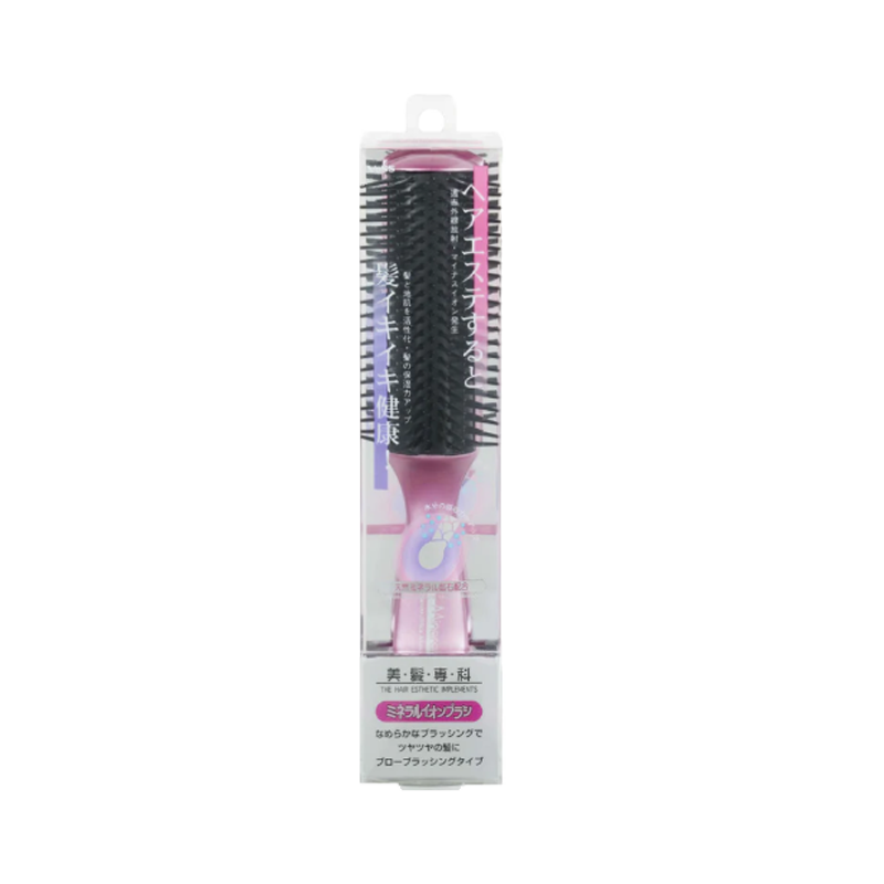 VESS Mineral Ion Hair Dryer Comb #Pink Large Size 1pc Hair Care/Water Glossy - Pre-order