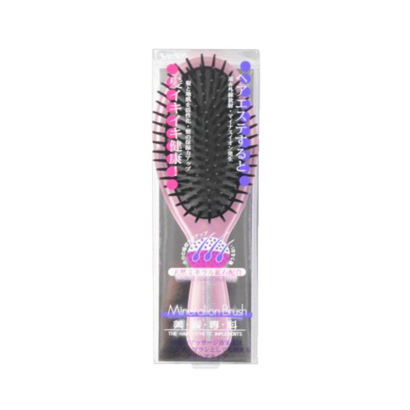 VESS Mineral Ion Hair Comb #Pink 1pc Far Infrared Care/Smooth Repair - Pre-order