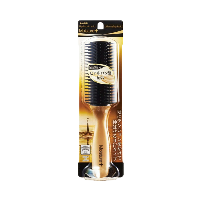 VESS Moisture+ Moisturizing Blow Dry Styling Brush 1pc Daily Styling/Microcapsule Moisturizing - Pre-order
