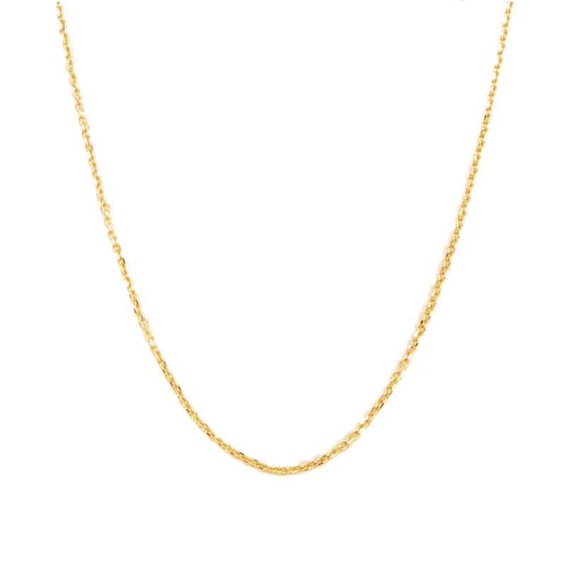 ・CustomizedNATURALI JEWELRY K18 Gold Classic Chain Necklace 1 piece 40cm Exquisite chain/Free matching - Pre-order