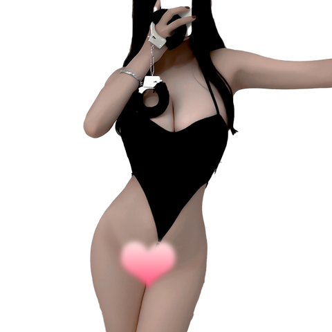FOX sexy hollow jumpsuit #one size black 1 piece