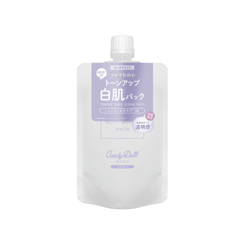 Limited QuantityCandyDoll Transparent Whitening Exfoliating Body Mask 180g, Improves Skin Tone/Transparency. - Pre-order