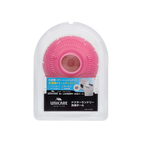 UNICARE Dr. LAUNDRY Laundry Ball #Pink 1 pc Strong Stain Removal/Pet Hair Removal - Pre-order