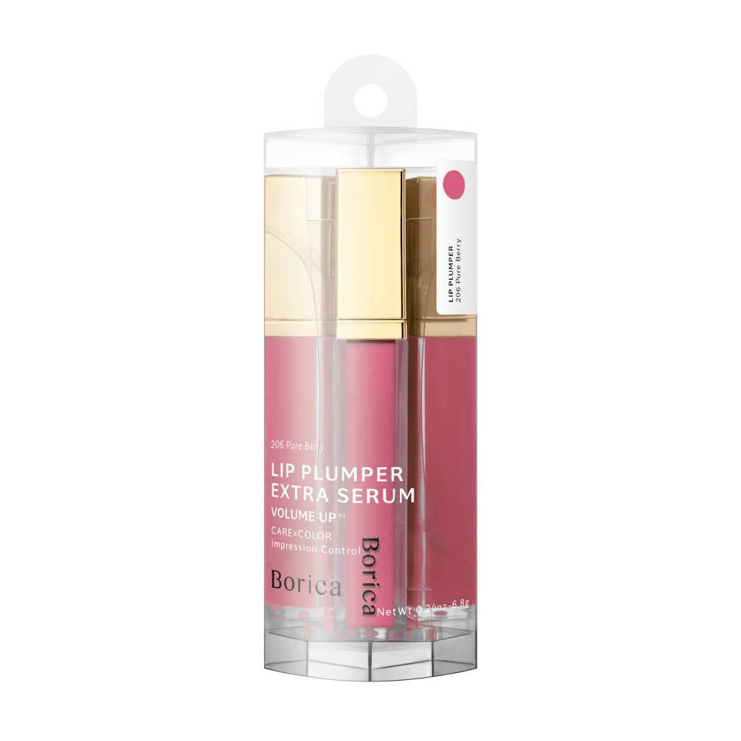 Limited QuantityBorica Plump and Moisturizing Lip Essence #206 Pure Berry 6.8g, Moisturizing Gloss/Plump and Full - Pre-order