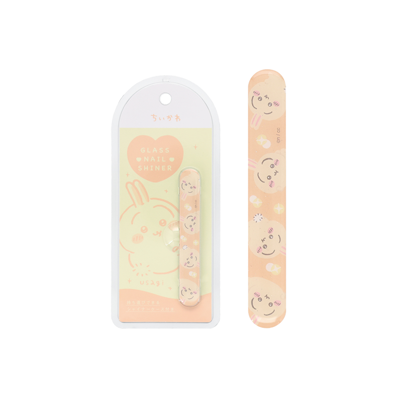 SHOBIDO Cosmetics chiikawa Glass Polishing Nail File #Wusaki 1pc Efficient Polishing/Portable and Practical