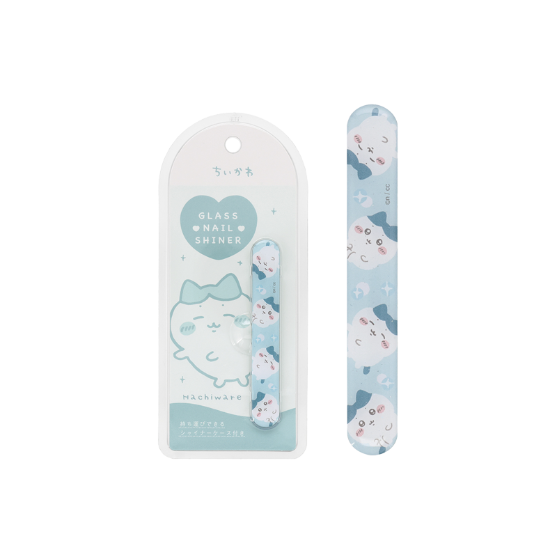 SHOBIDO Chiikawa Glass Nail File #Small 1pc High Efficiency Polishing/Portable and Practical
