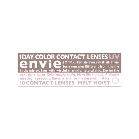 envie basic series Daily MELT MOIST contact lenses 10 pieces